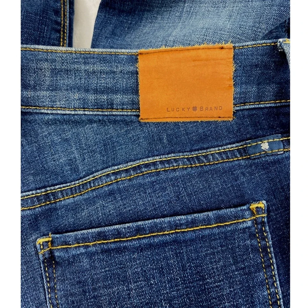 Lucky Brand Sasha Super Skinny Jeans Womens 8‎ Low Rise Dark Wash Denim Stretch